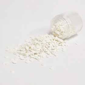 Захарна поръска "Сърца" - Бели - 50гр